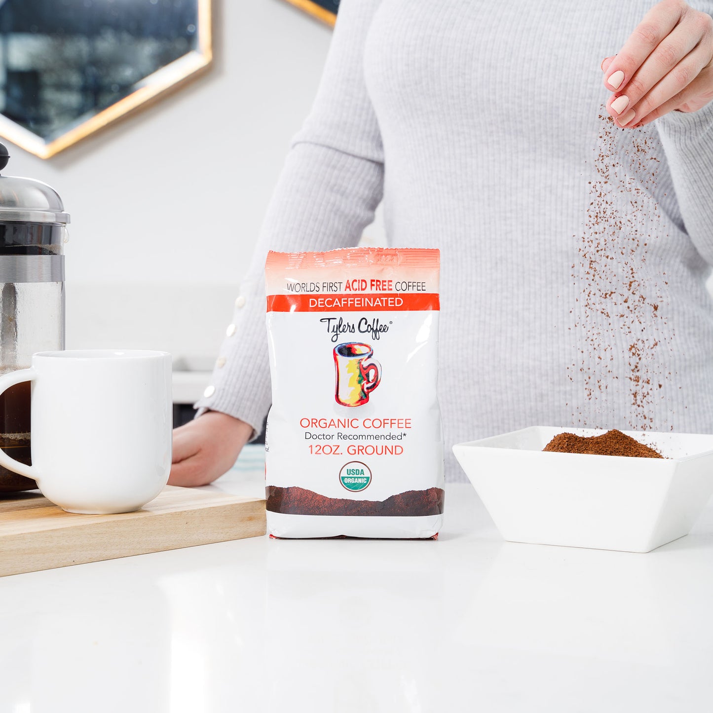 Decaf Ground (12oz Bag) - TylersCoffee
