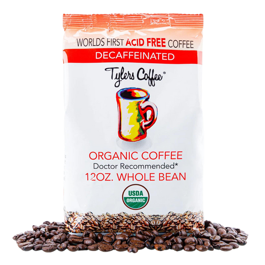 Decaf Whole Bean (12oz Bag) (USDA Organic Swiss water decaffeinated)
