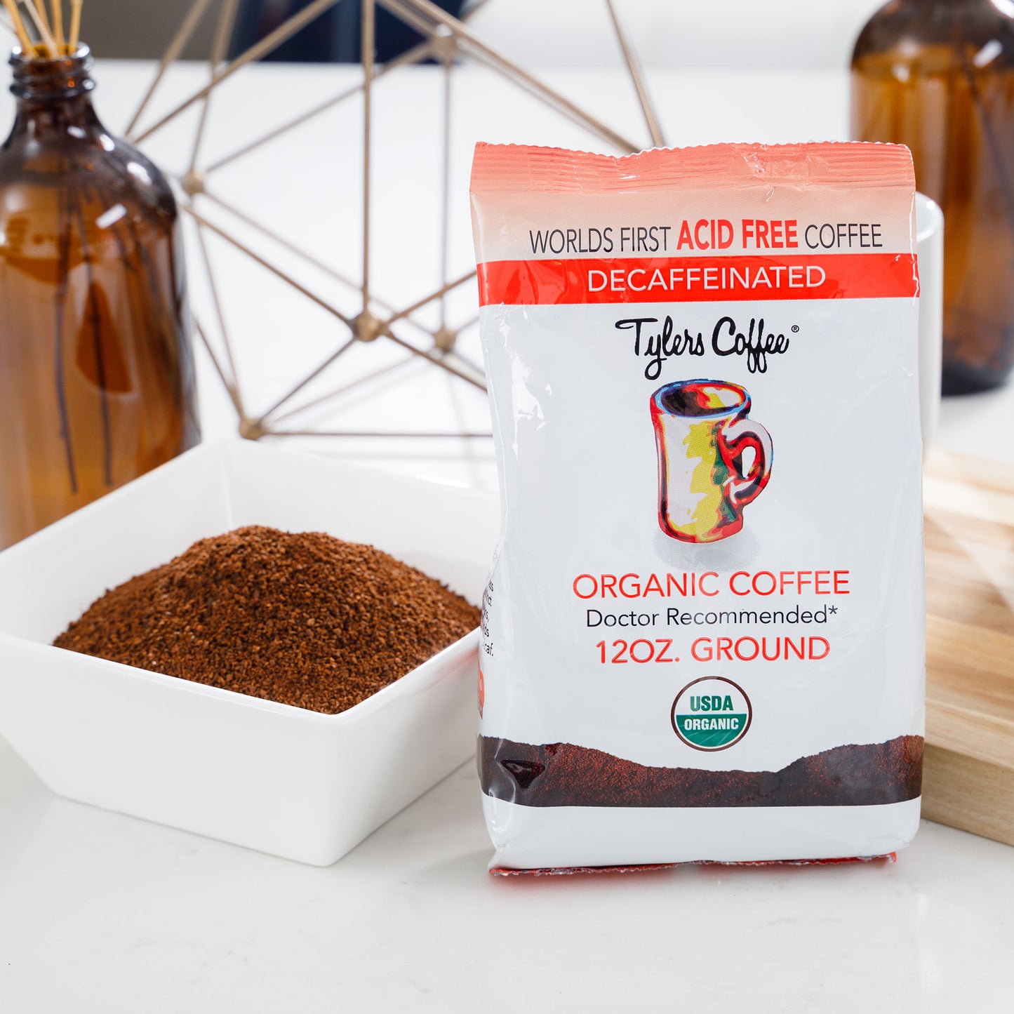 Decaf Ground (12oz Bag) - TylersCoffee