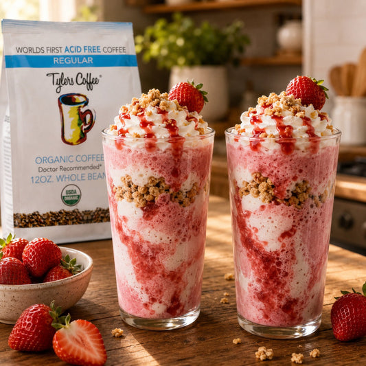 Tylers Coffees Strawberry Cheesecake Crusher