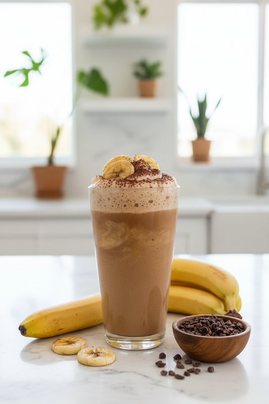 Chocolate Banana Protein Latte