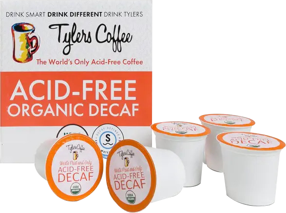 Tylers Single Serve Decaffeinated Acid Free Coffee Kpods